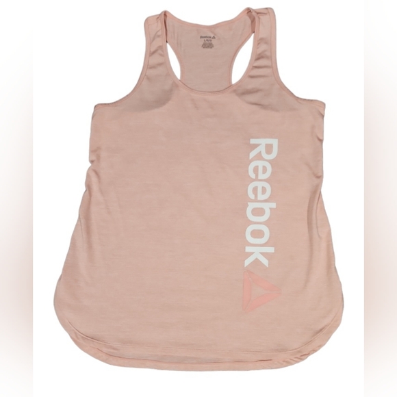 Women's Athletic Graphic Lightweight Workout Tank Top Large - Peach - Picture 3 of 4